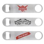 HST71128 Paddle Style Stainless Steel Bottle Opener with Custom Imprint